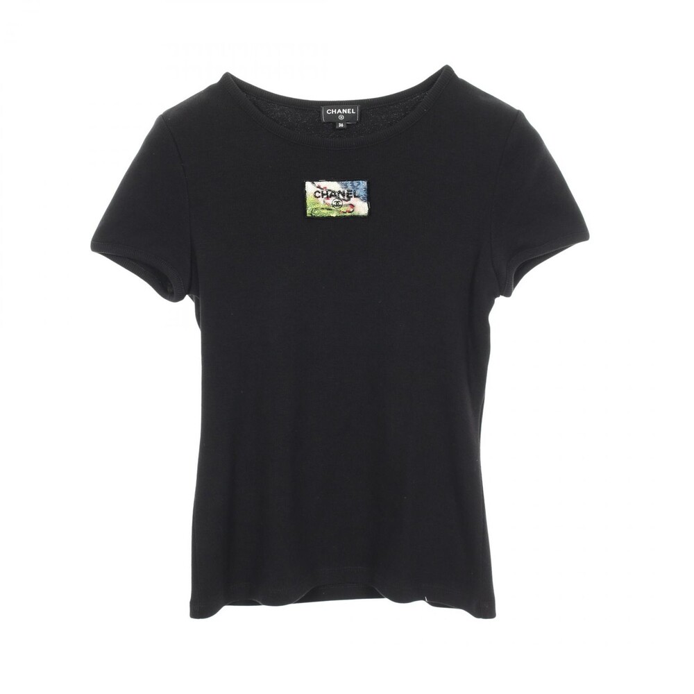 Chanel Sequin Embroidered Ribbed Short- #333728C10B